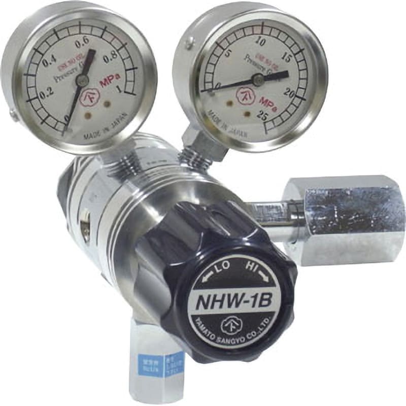 NHW-1B-R-1101-2210-CO2 分析機用フィン付二段圧力調整器 NHW-1B 1台 ヤマト産業 【通販サイトMonotaRO】