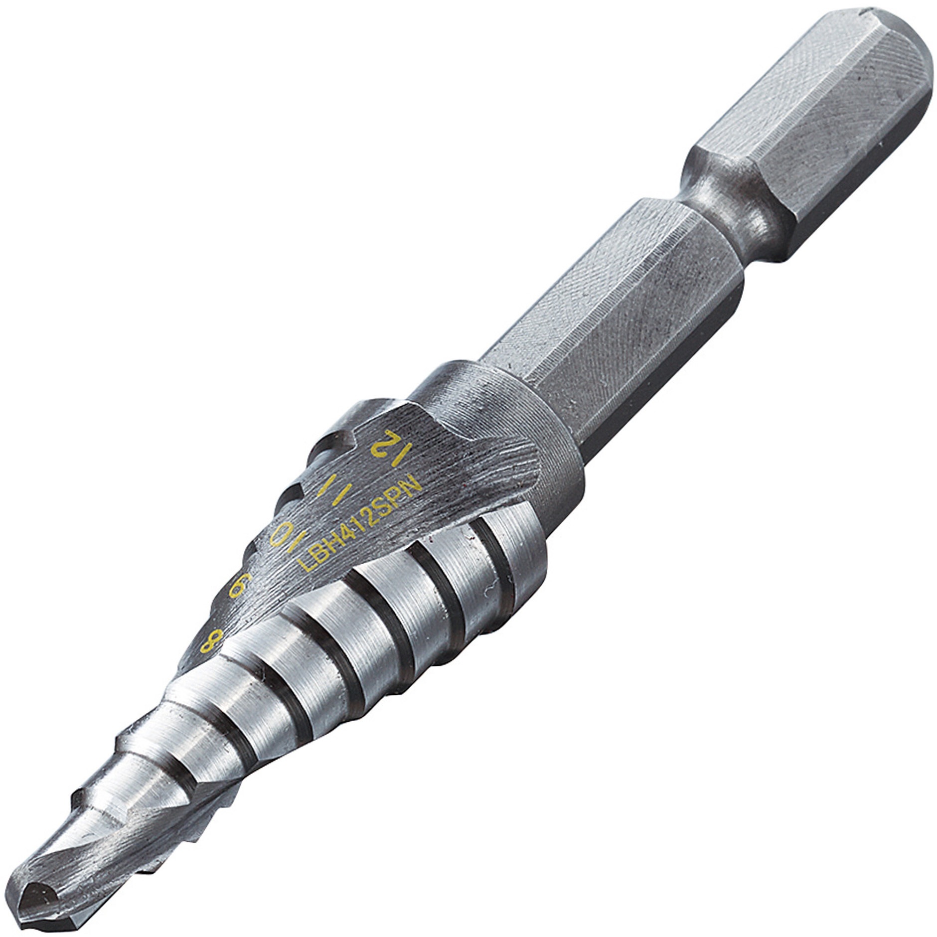 エビ/ロブテックス スパイラルステージドリル 六角軸 4～12mm(9