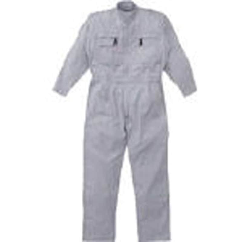5750-G1-LL ツナギ服 5750 AUTO-BI(山田辰) 長袖つなぎ グレー色
