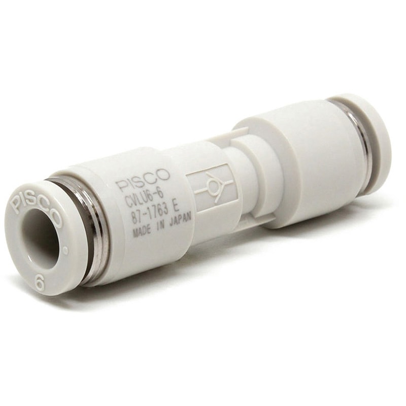 CVLU6-6 低作動圧チェックバルブ ユニオンストレート PISCO(ピスコ