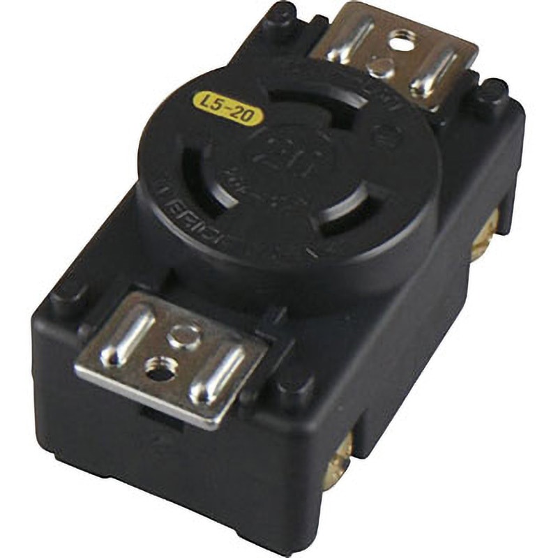 コンセントなど 3210-P-L5 引掛形 パネル用コンセント アメリカン電機 20A 125V 極数
