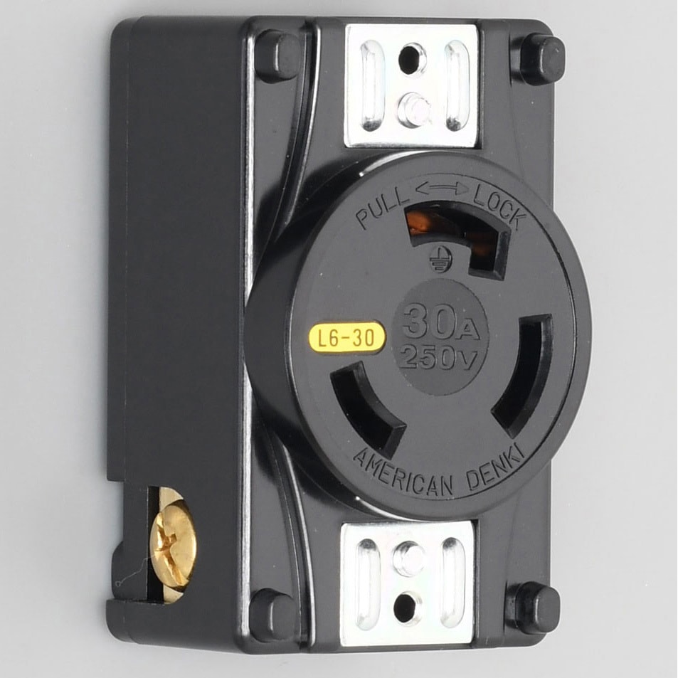 3320-P-L6 引掛形 パネル用コンセント アメリカン電機 30A 250V 極数