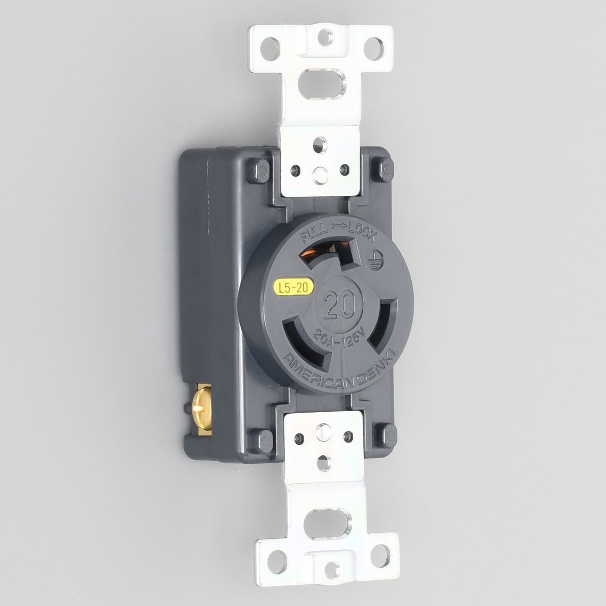 3210-L5 引掛形 埋込コンセント アメリカン電機 20A 125V 極数:接地2P