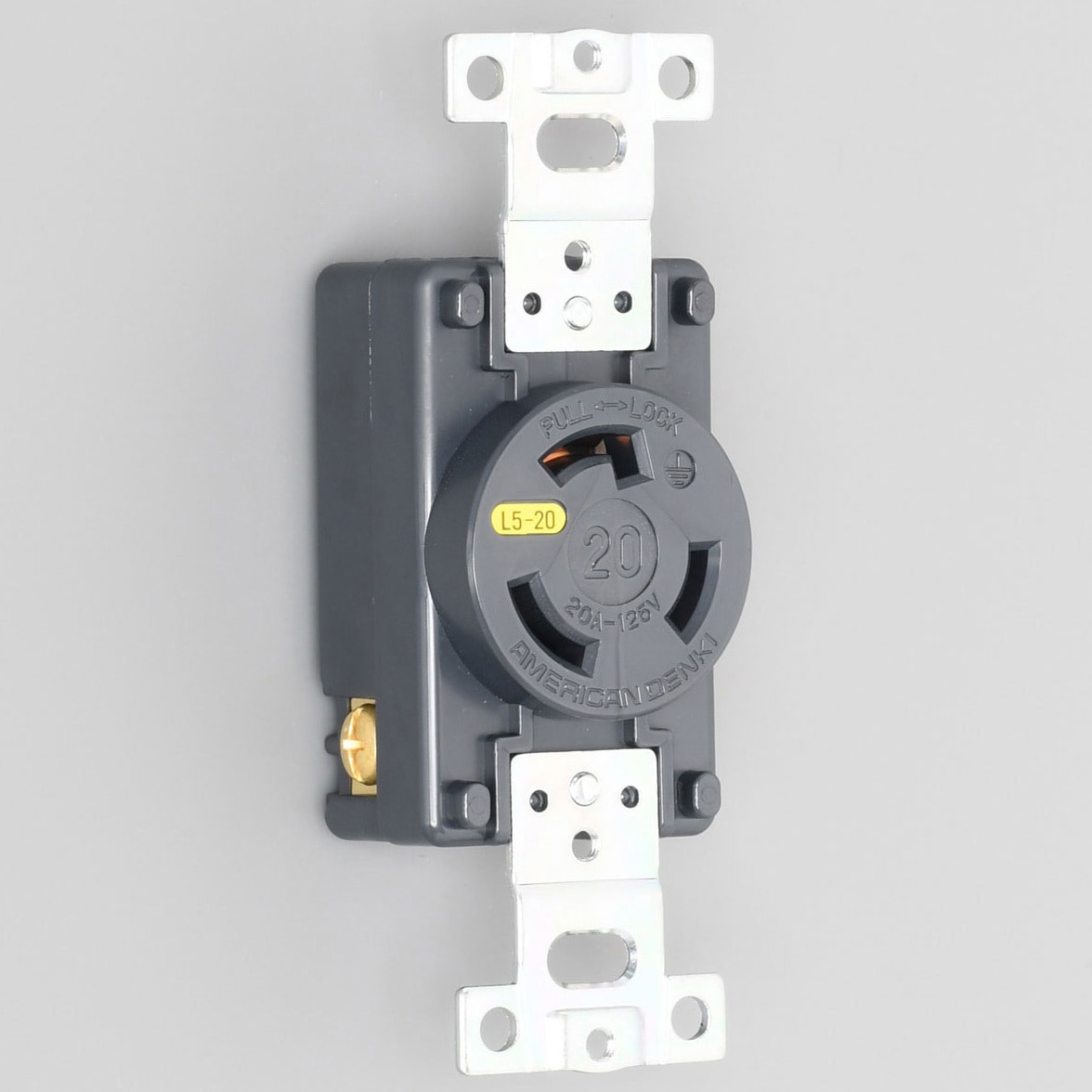 3210-L5 引掛形 埋込コンセント アメリカン電機 20A 125V 極数:接地2P