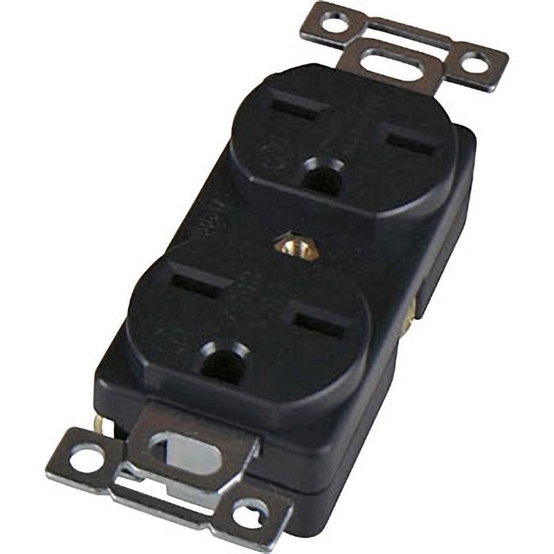 コンセント 7120GD 平刃形 埋込コンセント アメリカン電機 15A 極数:接地2P