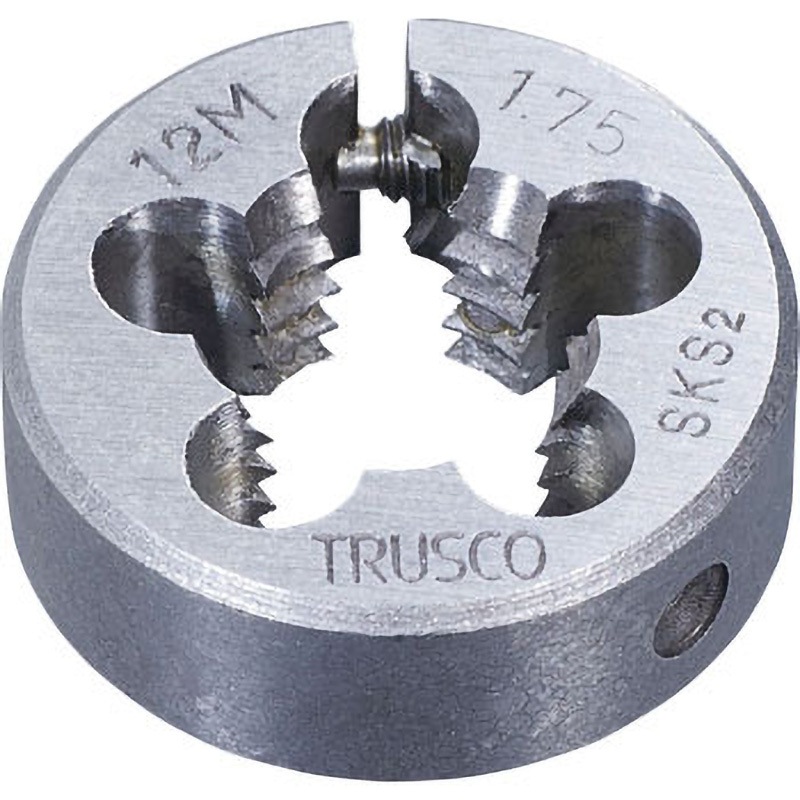 T50D-12X1.5 丸ダイス SKS 細目 50径 1個 TRUSCO 【通販モノタロウ】