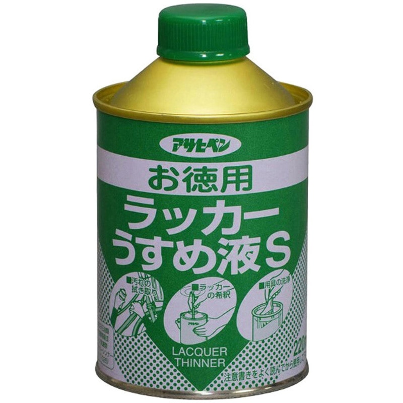571267 お徳用ラッカーうすめ液S 1缶(0.22L) アサヒペン 【通販