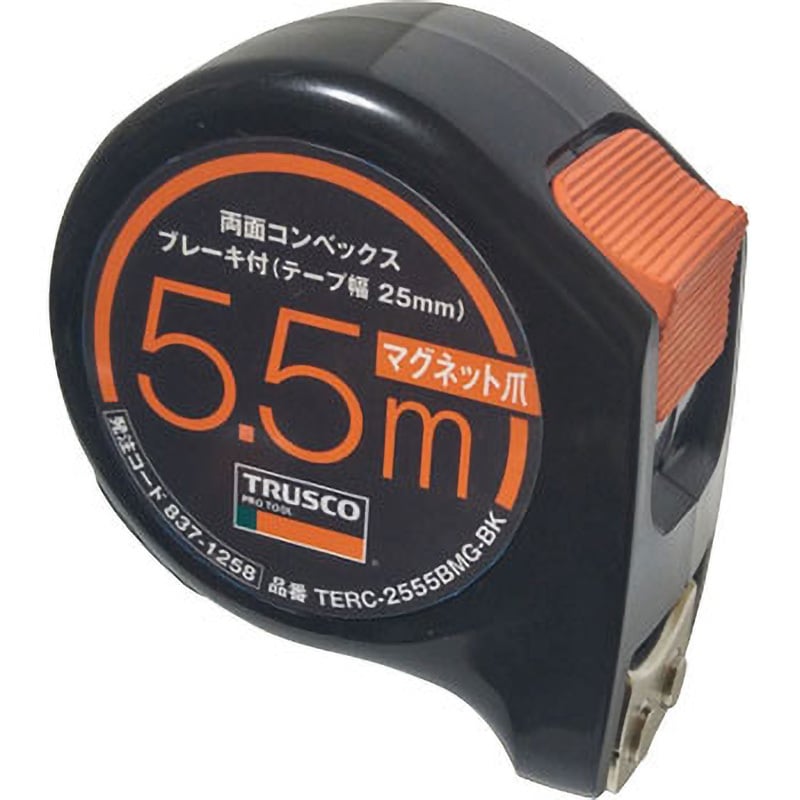 ショップレビュー ランキング TERC-2555BMG-BK 両面コンベックス TRUSCO 幅25mm長さ5.5m TERC 財布・ケース・小物入れ