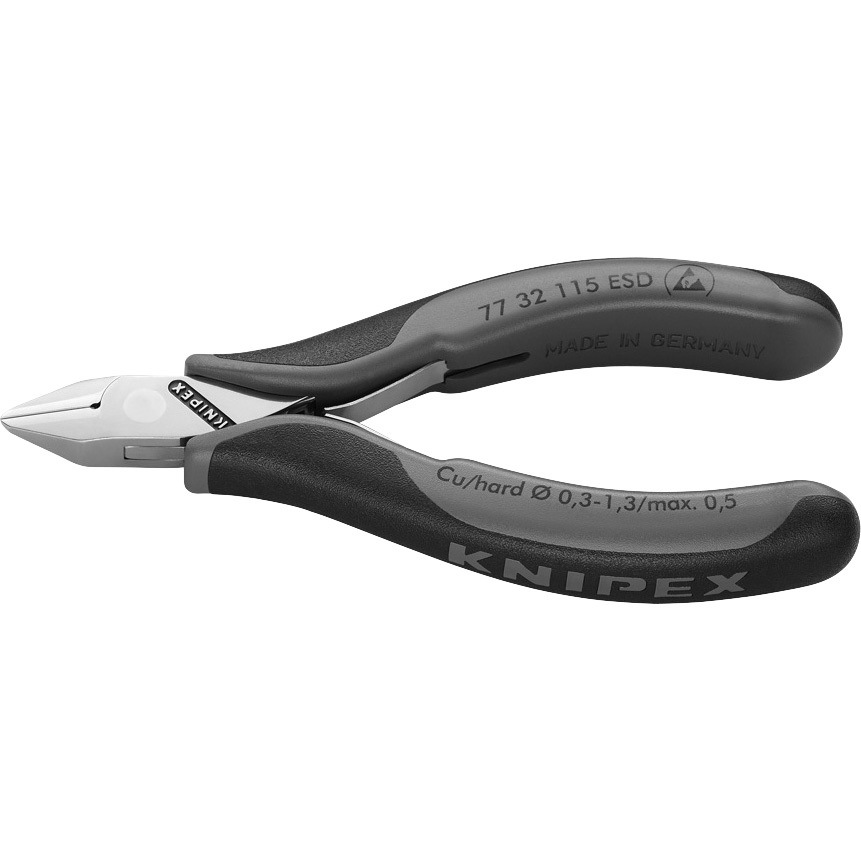 7732-115ESD ESD精密用ニッパー 1丁 KNIPEX(クニペックス) 【通販