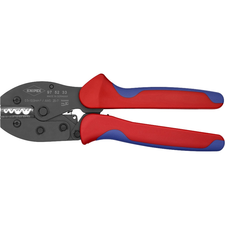 9752-33 圧着ペンチ KNIPEX(クニペックス) 圧着範囲0.5-10.0mm<sup>2</sup>  9752-33