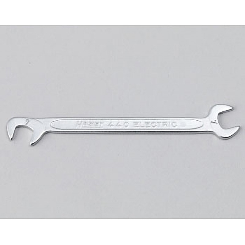 440-7 両口スパナ(超薄口タイプ) 440 ハゼット 単品 クローム