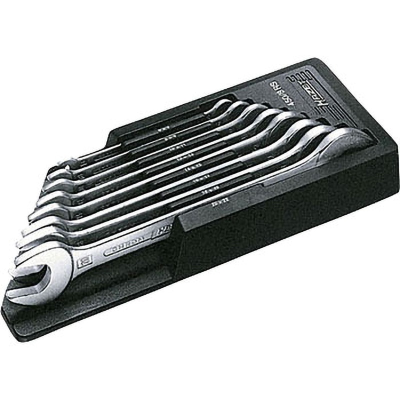 450N/8RS 両口スパナセット 8丁セット 1セット ハゼット 【通販モノタロウ】 14,585円