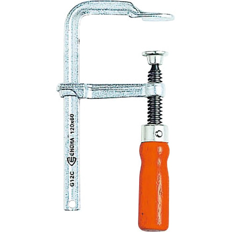 SG-40C エホマクランプ 木ハンドル TRUSCO 最大口開き400mmアゴの深さ120mm