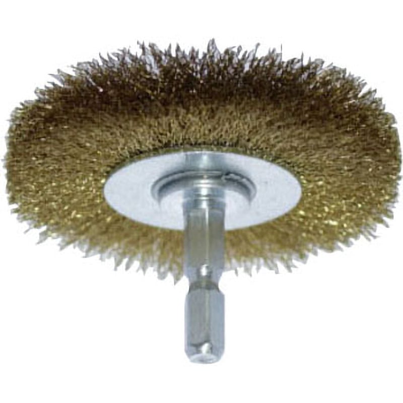 TRUSCO(トラスコ) ホイルブラシ Φ300X25mm穴 ステンレス線 線径0.3 TB-6393 TRUSCO ホイルブラシ Φ300X25mm穴 真鍮メッキ鋼線 線径0.35 TB6391