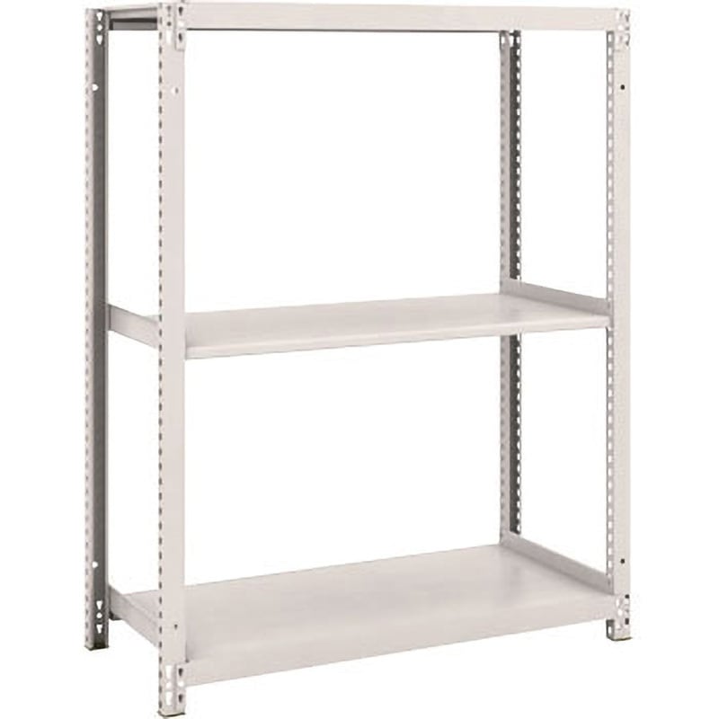 M1-4343 M1軽量棚 TRUSCO ホワイト色 スチール 荷重700kg 高さ1200mm奥行443mm  M1-4343