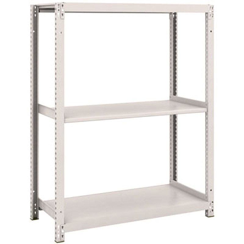 M1-4344 M1軽量棚 TRUSCO ホワイト色 スチール 荷重700kg 高さ1200mm奥行443mm  M1-4344