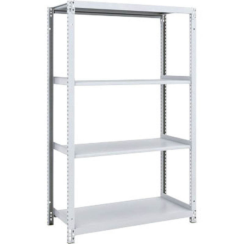 M1-5345 M1軽量棚 TRUSCO ホワイト色 スチール 荷重700kg 高さ1500mm奥行443mm  M1-5345