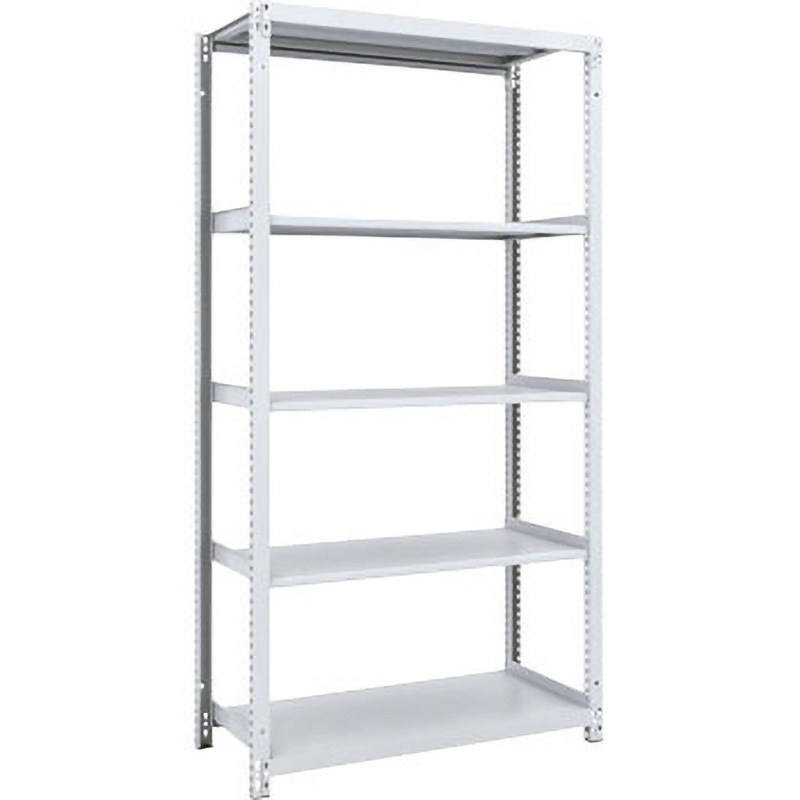 M1-6333 M1軽量棚 TRUSCO ホワイト色 スチール 荷重700kg 高さ1800mm奥行343mm  M1-6333 14,045円