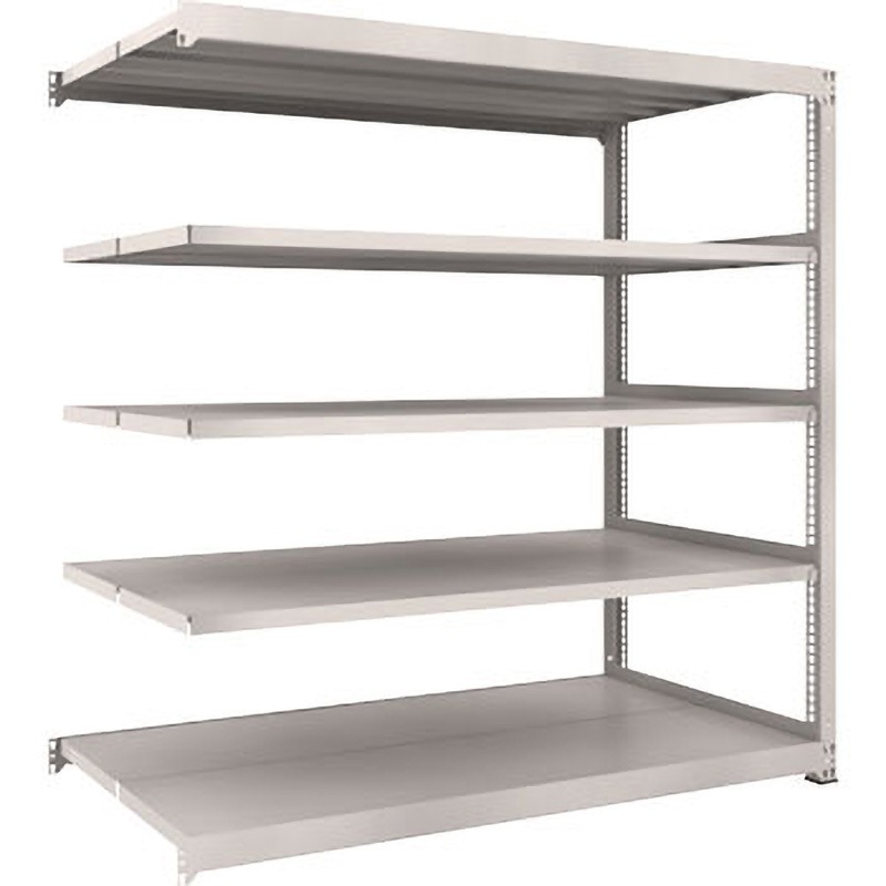 M3-64125B M3型中量棚連結型 ネオグレ TRUSCO スチール 荷重300kg/段 間口1200mm奥行1131mm高さ1811mm  M3-64125B