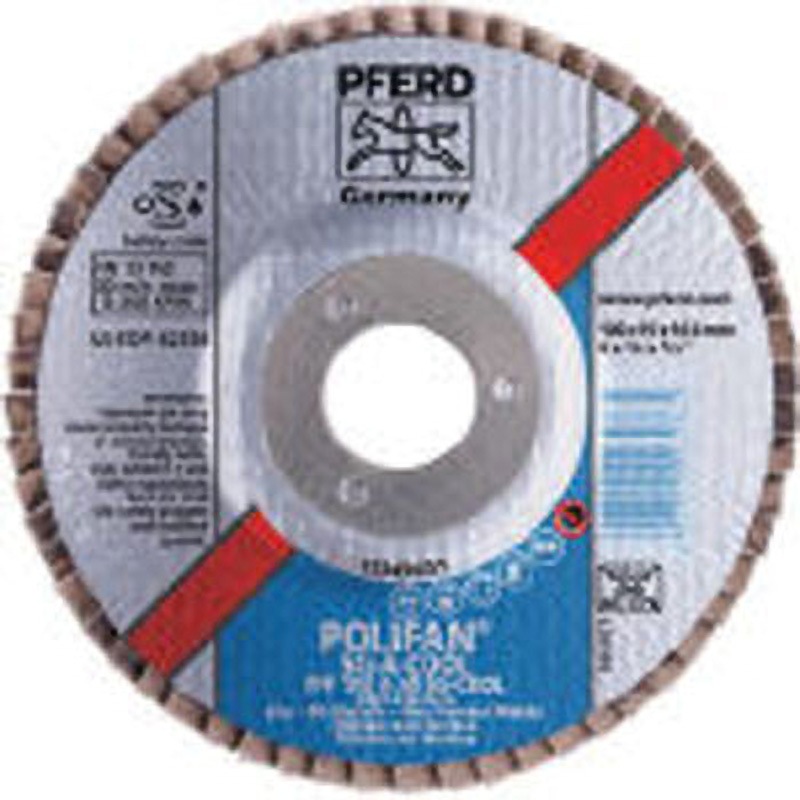 PFF100SGA941652 ポリファンフラップディスクSGA PFERD 馬印 粒度60 外径100mm内径15mm 1セット(10枚) PFF100SGA941652
