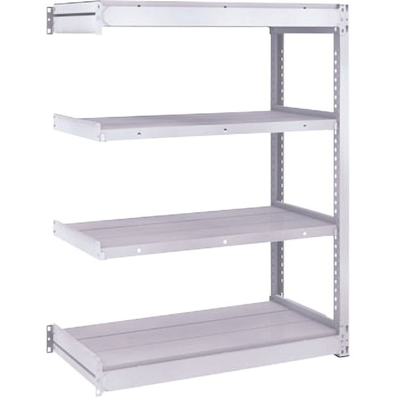 TUG200-44S-4B TUG型軽中量200kg連結 TRUSCO ホワイト色 4段 高さ1200mm  TUG200-44S-4B