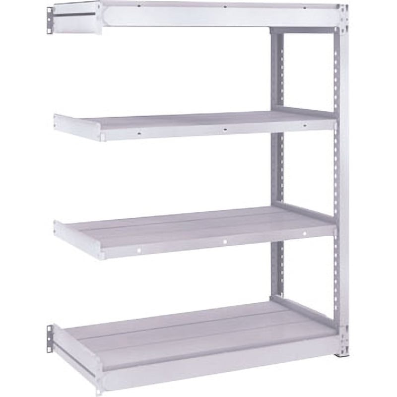 TUG200-45L-4B TUG型軽中量200kg連結 TRUSCO ホワイト色 4段 高さ1200mm  TUG200-45L-4B