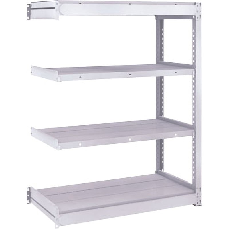 TUG200-45S-4B TUG型軽中量200kg連結 TRUSCO ホワイト色 4段 高さ1200mm  TUG200-45S-4B