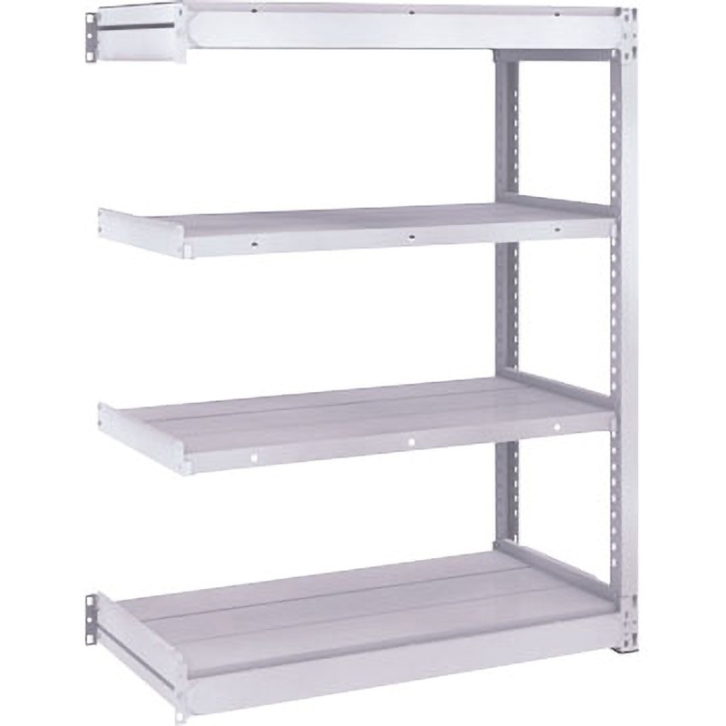 TUG200-46S-4B TUG型軽中量200kg連結 TRUSCO ホワイト色 4段 高さ1200mm  TUG200-46S-4B