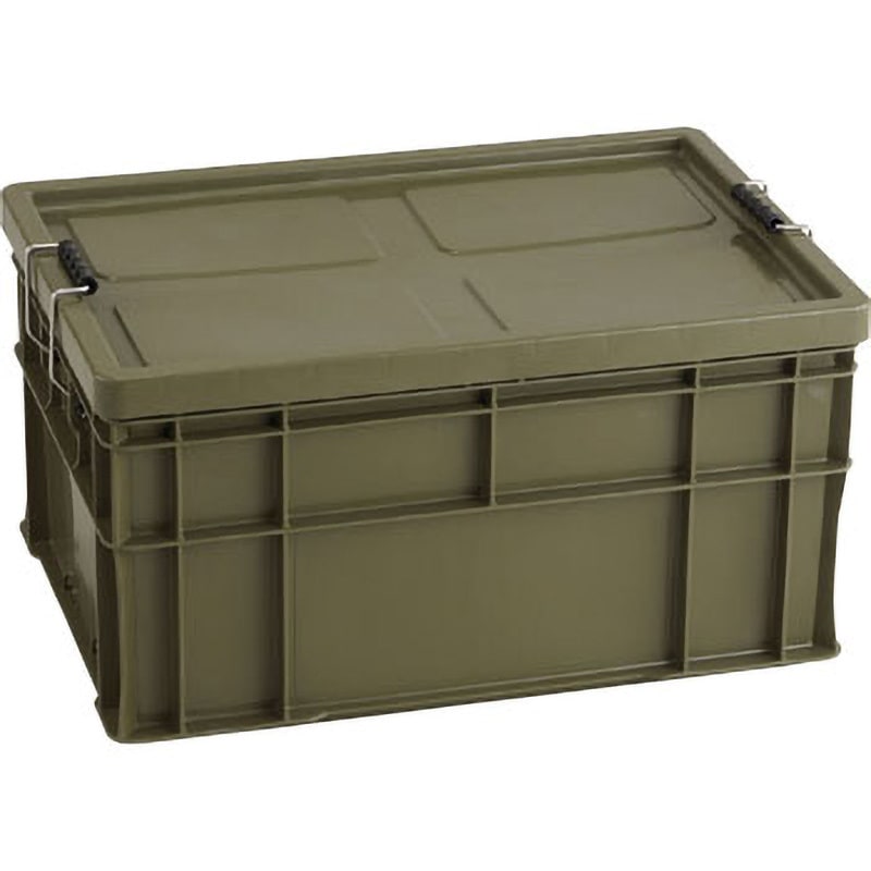 T130L-OD プロケース130L TRUSCO フタ取外しタイプ バックル式 イエロー色 外寸(幅×奥行×高さ)1018×416×431mm 1個