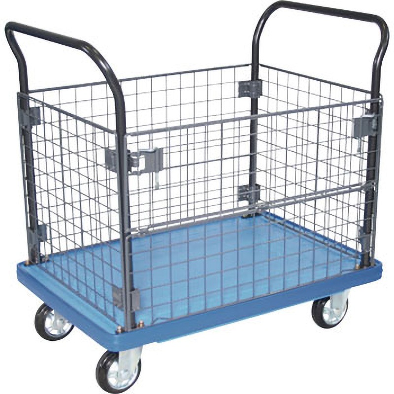 MKP-157-B MKP樹脂製台車 金網付 1台 TRUSCO 【通販モノタロウ】