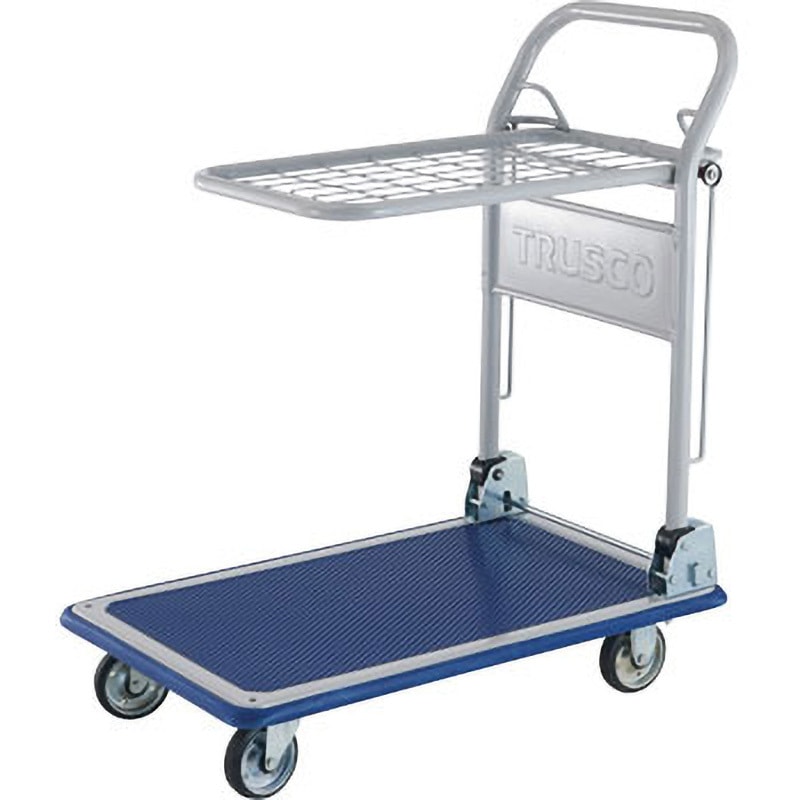 3014NA ドンキーカート 折畳式簡易2段 TRUSCO 自在 スチール製