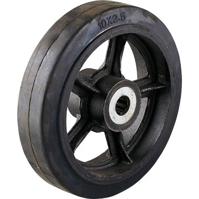 TDR-1-10C ドラム缶運搬車TDR-1用ゴム車輪 TRUSCO 250mm×50巾ゴム