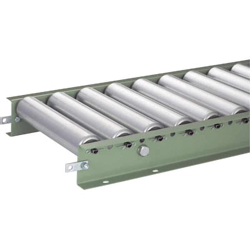 VR-5714-600-75-1000 スチールローラーコンベヤ TRUSCO ローラー幅600mmピッチ75mm機長1000mm  VR-5714-600-75-1000