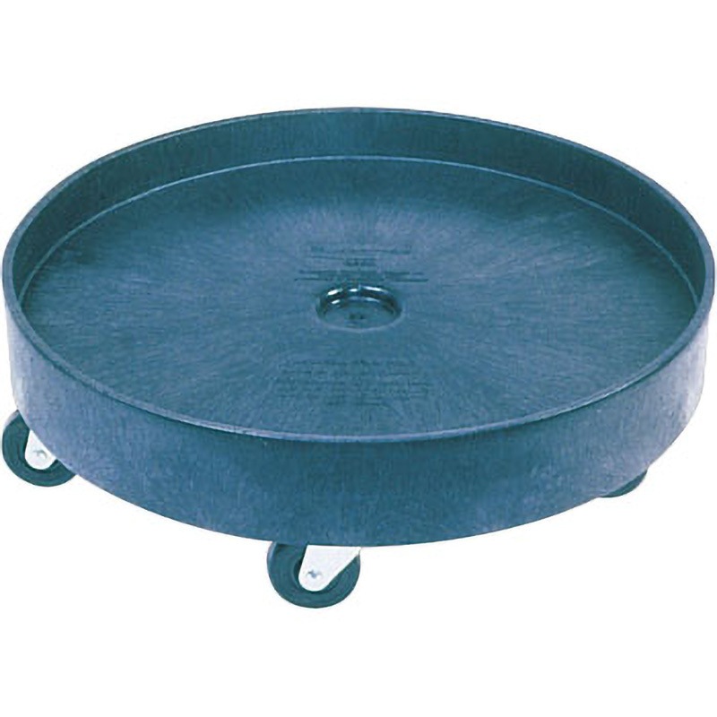 2650 ラウンドブルートコンテナ用ドーリー ドラム式 ラバーメイド ブラック色