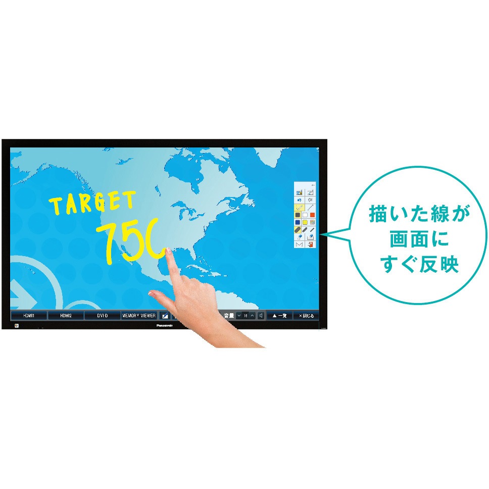 TH-80BF1J マルチタッチスクリーン 1台 Panasonic(パナソニック
