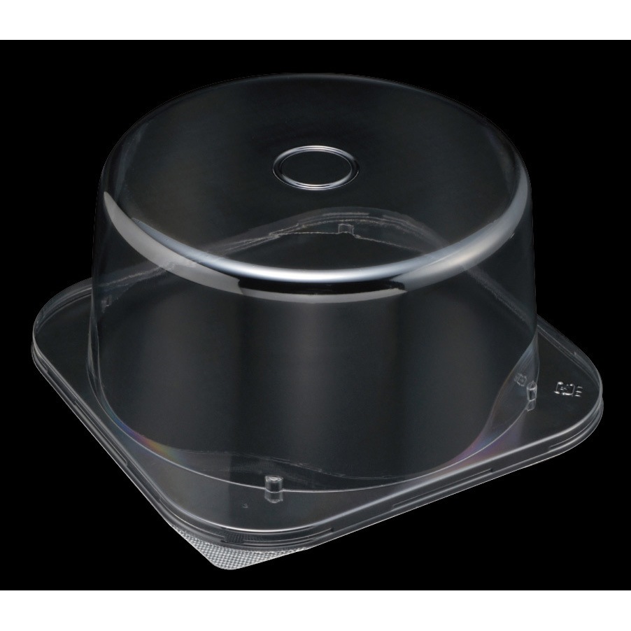 F220-10 エスコン デザート・和菓子 蓋 1パック(100個) スミ 【通販モノタロウ】