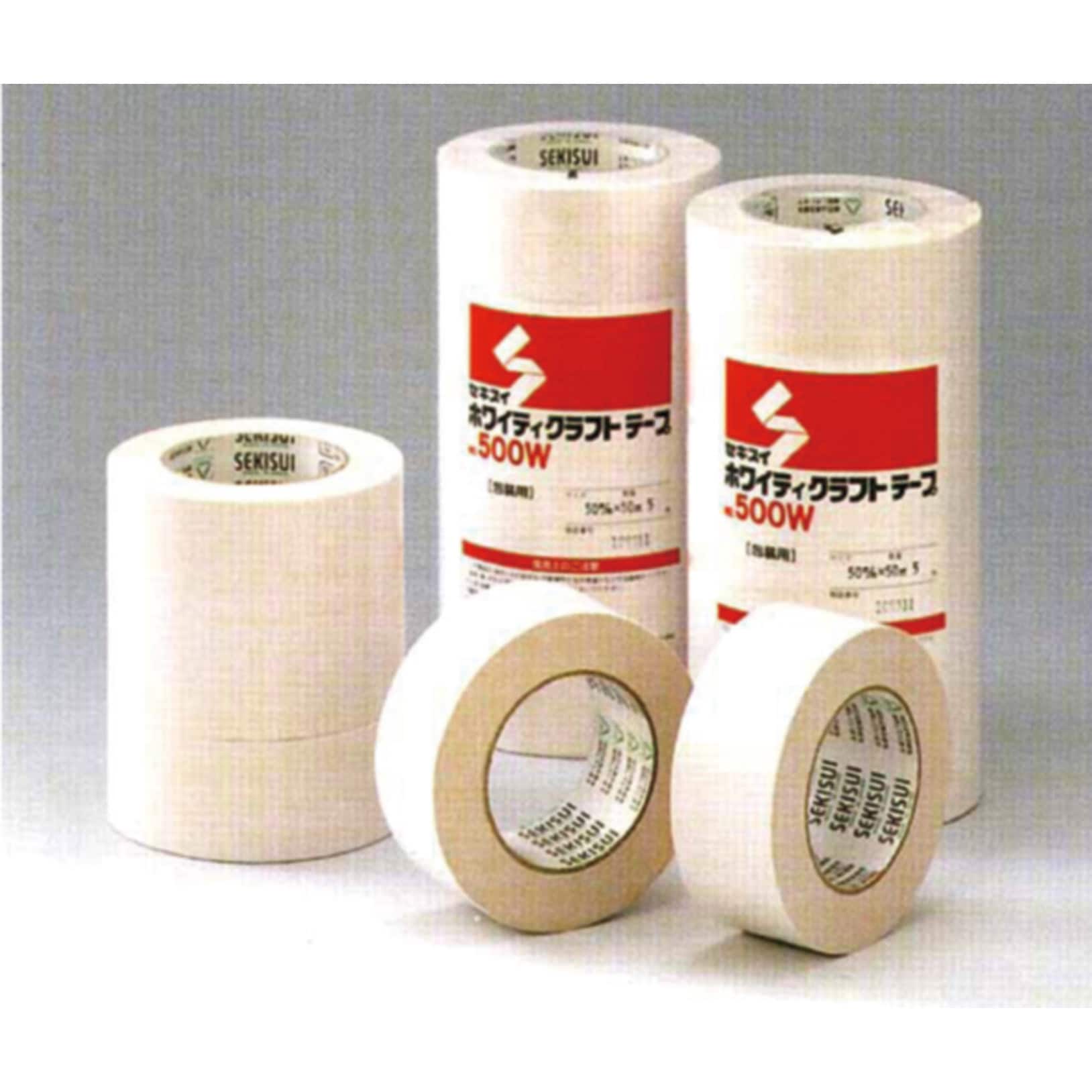 積水化学工業 カラークラフトテープ#500WC 50mm×50m 白(K50WW13