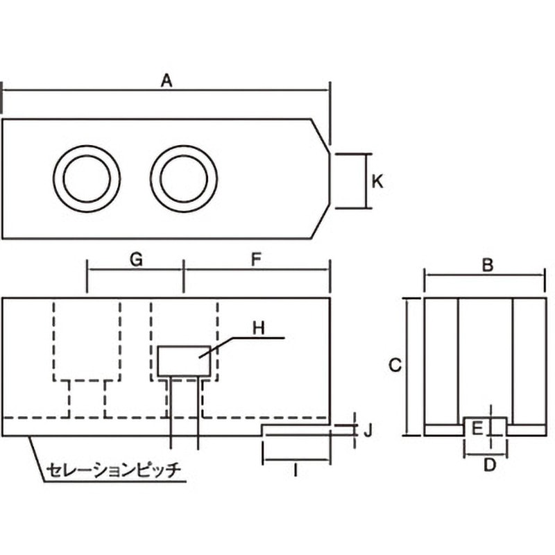 ギガ・セレクション 松本用鉄生爪 M-8-H60-W80 (M8-60W80) (M幅広爪 3個入) ポイント10倍ギガ・セレクション 松本用鉄生爪 M-8-H42 (M8-42) (M 3