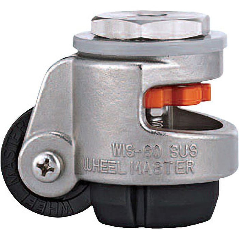 WMIS-60S(WIS-60S) ホイールマスター(ボルト式) TDK 自在車 耐食性 高荷重用 車輪径50mm