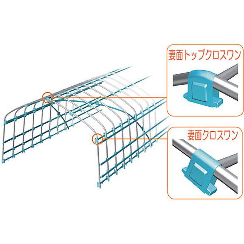 秘密の浜辺で ざくろ partner ディバインクロス 妻面クロスワン 1パック(50個) 渡辺パイプ(SEDIA) 【通販