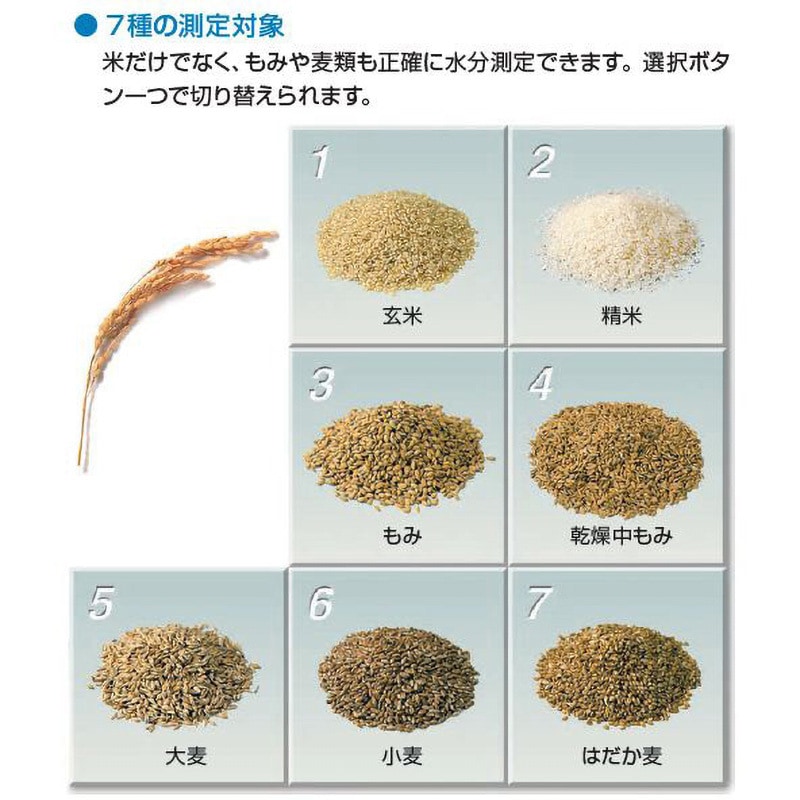 水分計　米麦水分計　ライスタF ライスタf 米麦水分計 1台 ケツト科学研究所 【通販モノタロウ】