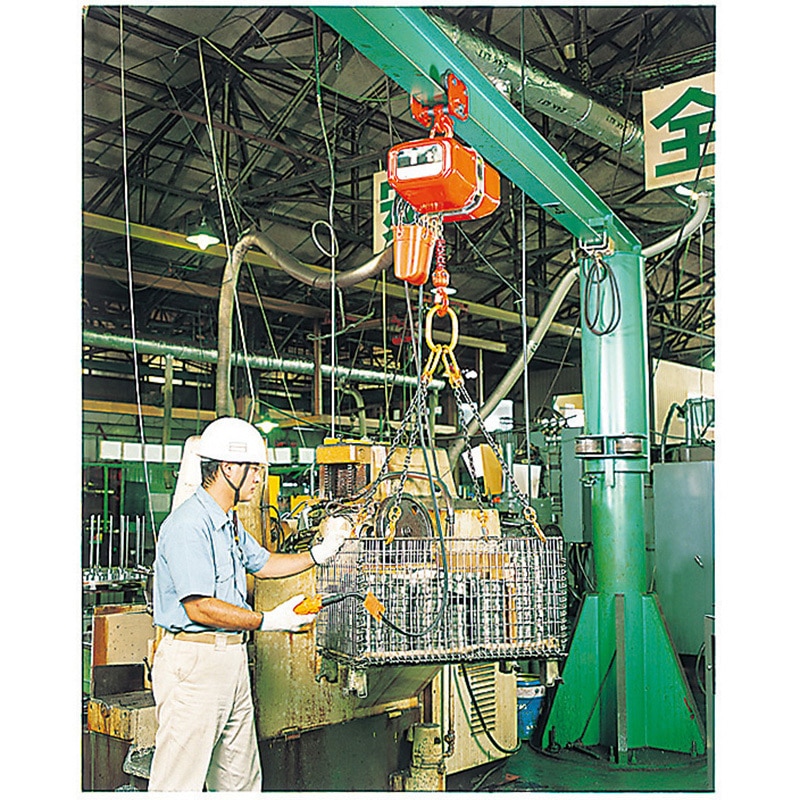 象印　FB型プレントロリ結合式電気チェーンブロック1.00t　揚程4m FAP01060 象印 FA型プレントロリ式電気チェーンブロック1t 象印チェン