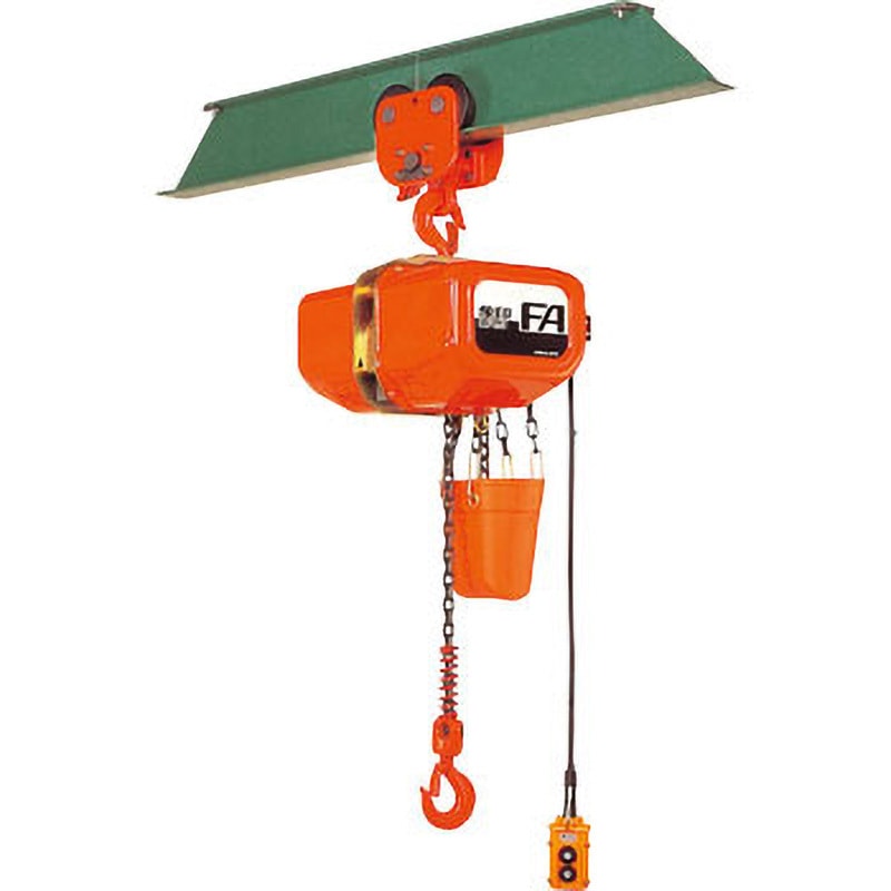 FAP-00560 FA型プレントロリ式電気チェーンブロック 1台 象印チェン