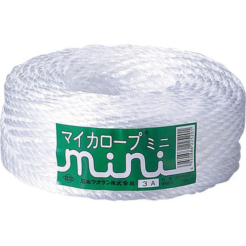 MLPM-3A マイカロープミニ 石本マオラン 白色 太さ4mm長さ70m 1巻 MLPM
