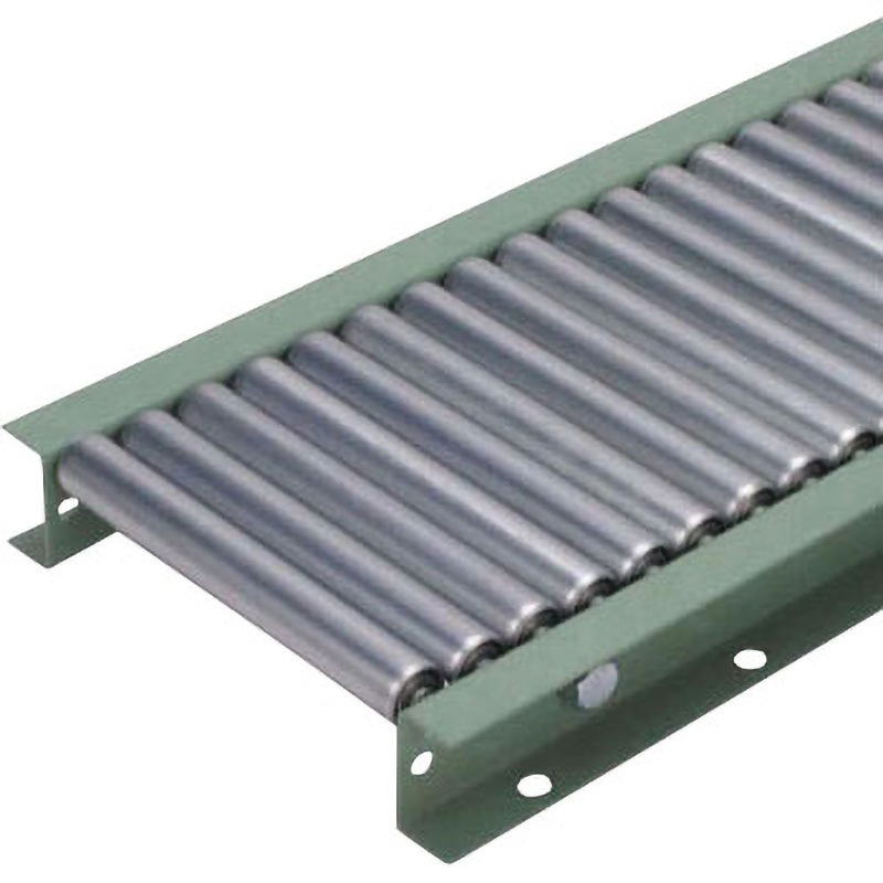 A2812-100-40-3000 A2812型スチールローラコンベヤ 太陽工業 ローラー幅100mmピッチ40mm機長3000mm