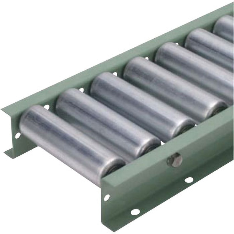 S5721-300-200-2000 S5721型スチールローラコンベヤ 太陽工業 ローラー幅300mmピッチ200mm機長2000mm