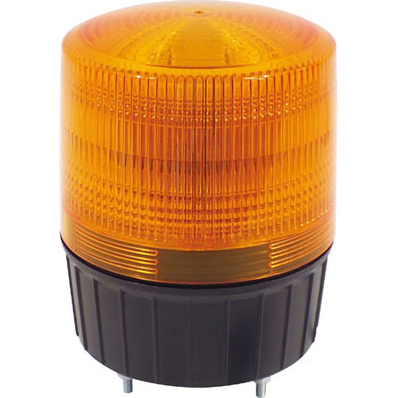 NLA-120Y-100 大型LED回転灯 フラッシャーランタン 日動工業 AC100V 円筒形 発光色:黄   NLA-120Y-100