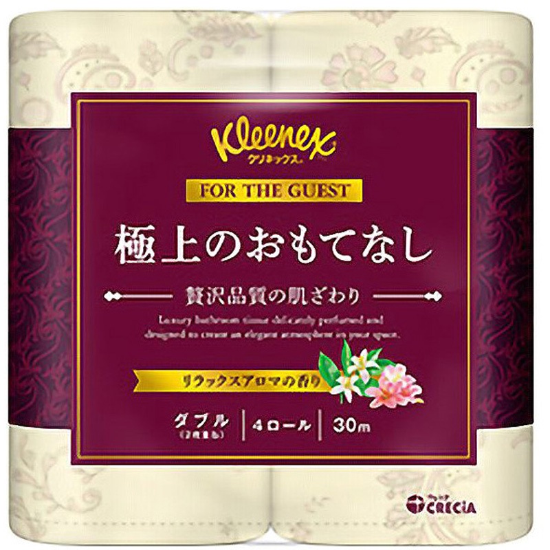 クリネックス極上のおもてなし 日本製紙クレシア ダブルタイプ トイレ