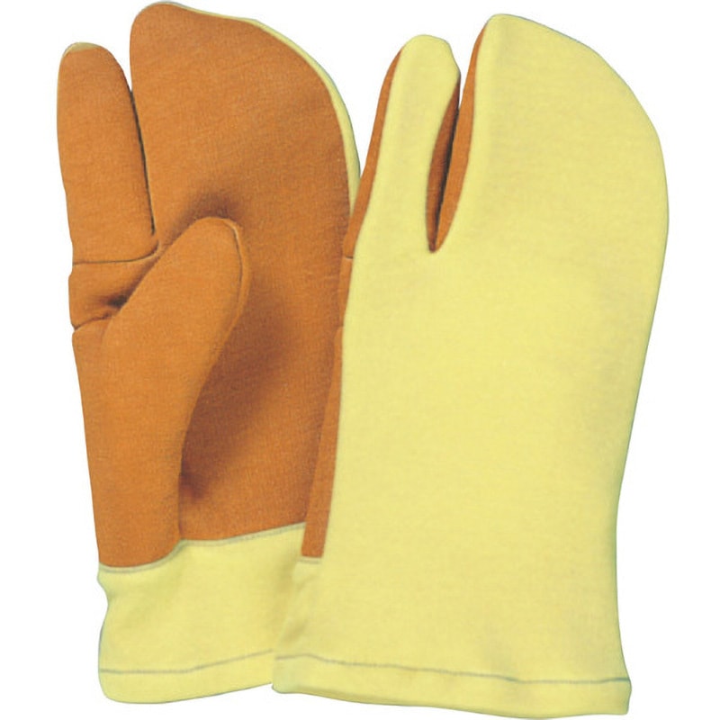 MZ624 500℃対応耐熱手袋 マックス 耐熱性・耐切創性・耐突刺性 1双入 材質ナイロン100% ブラウン色 厚さ1.2mm  MZ624