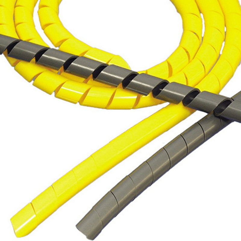 KSS-6GY スパイラルチューブ カメダデンキ 灰色  1巻(100m) KSS-6GY